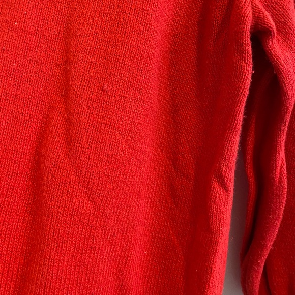 Banana Republic Red Crew Neck Sweater Size Small - Picture 4 of 5